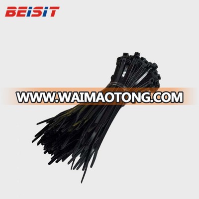 Outdoor Use UV Resistant Black Color Self-locking Nylon Cable Zip Tie